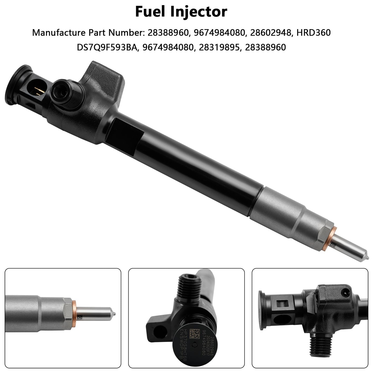 Injecteur de carburant diesel Ford Delphi 1 pièce 28388960 9674984080 28602948