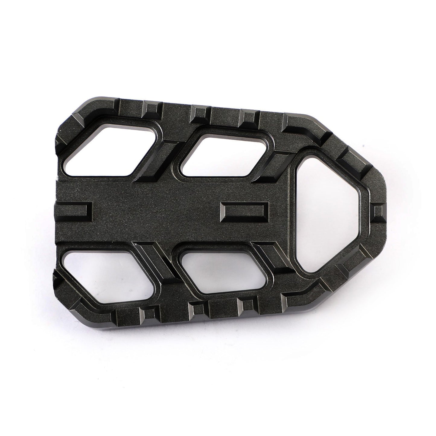 Adaptateurs de repose-pieds larges noirs pour Suzuki DL V-Strom 650 1000 / XT 2006-2020
