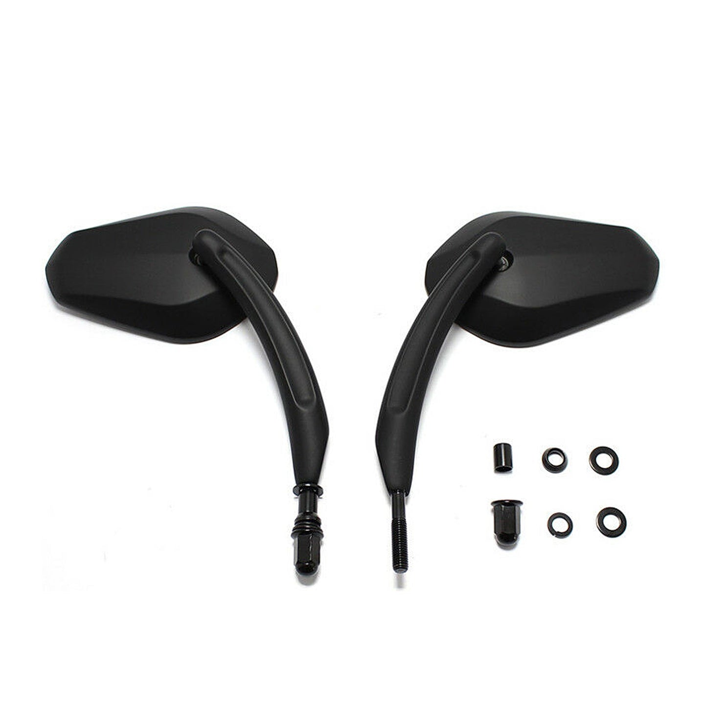 Rétroviseurs Black Diamond pour motos Cruiser, Touring, Chopper, Sportster