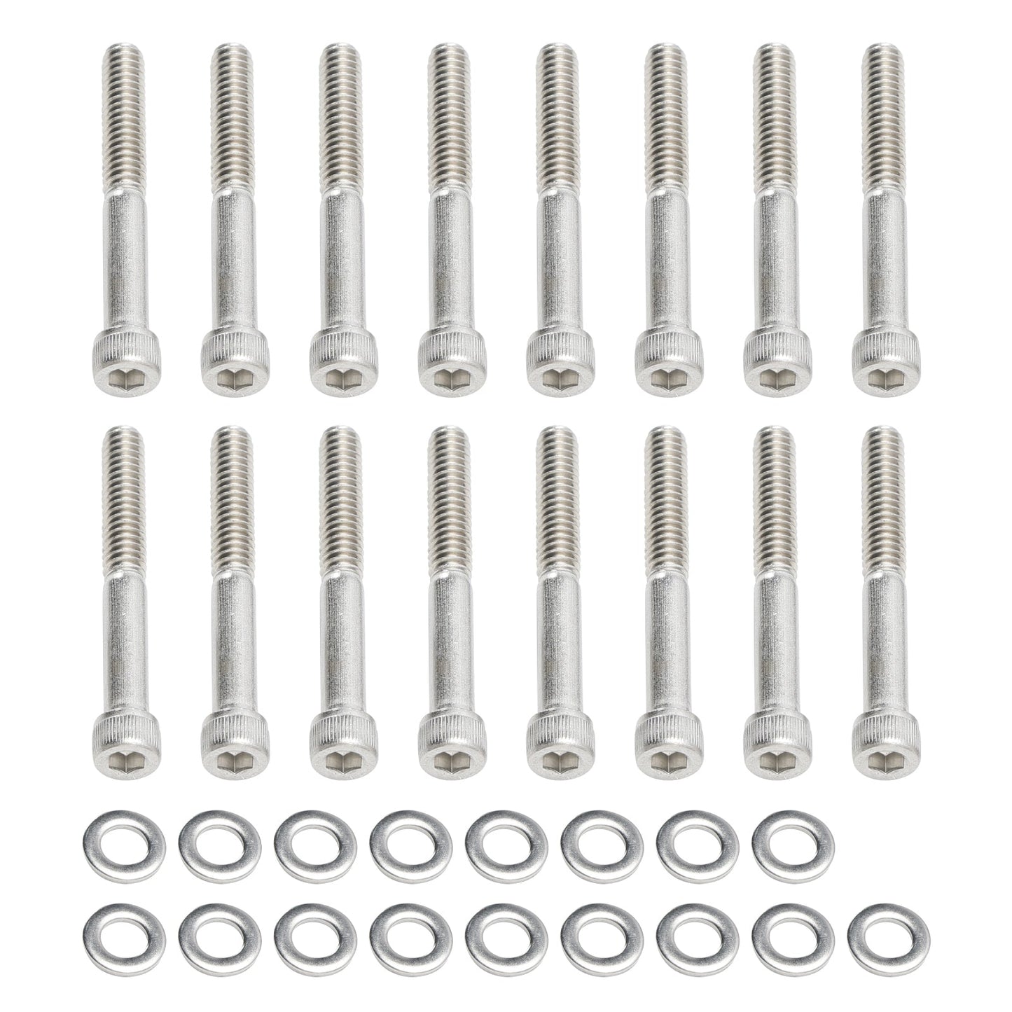 Kit de 116 vis Allen et rondelles pour capots moteur Sportster XL 883/1200 2004+