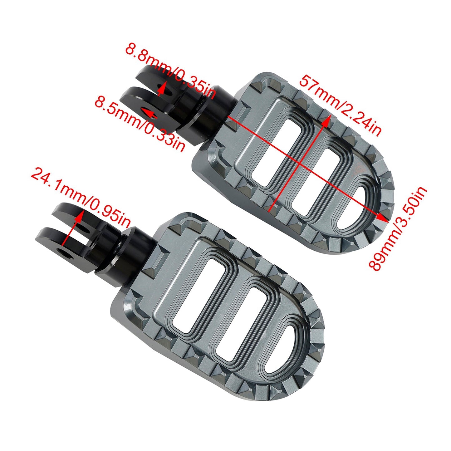 Repose-pieds avant pour Yamaha XSR700 XSR900 FJR1300 YZF-R6 YZF-R1