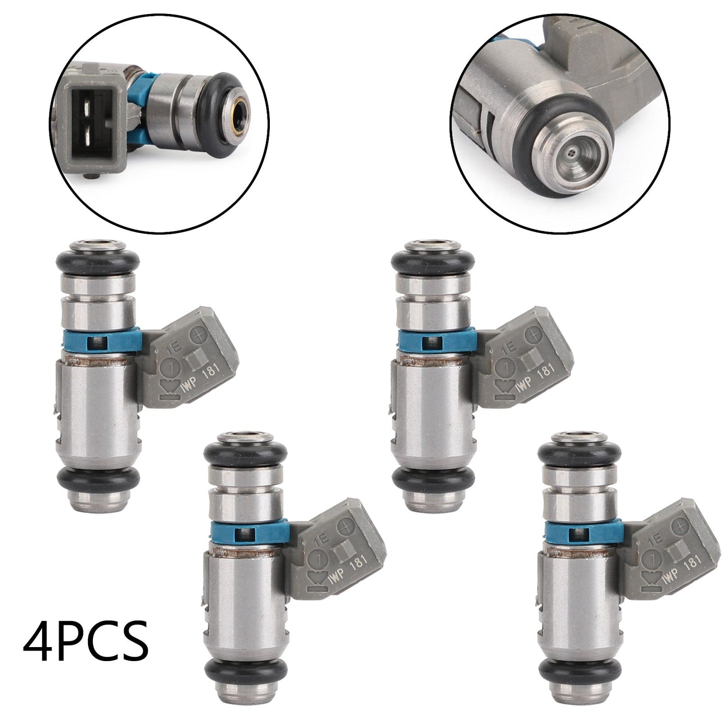 4 inyectores de combustible IWP181 compatibles con Harley Davidson Sportster Custom XL 1200C
