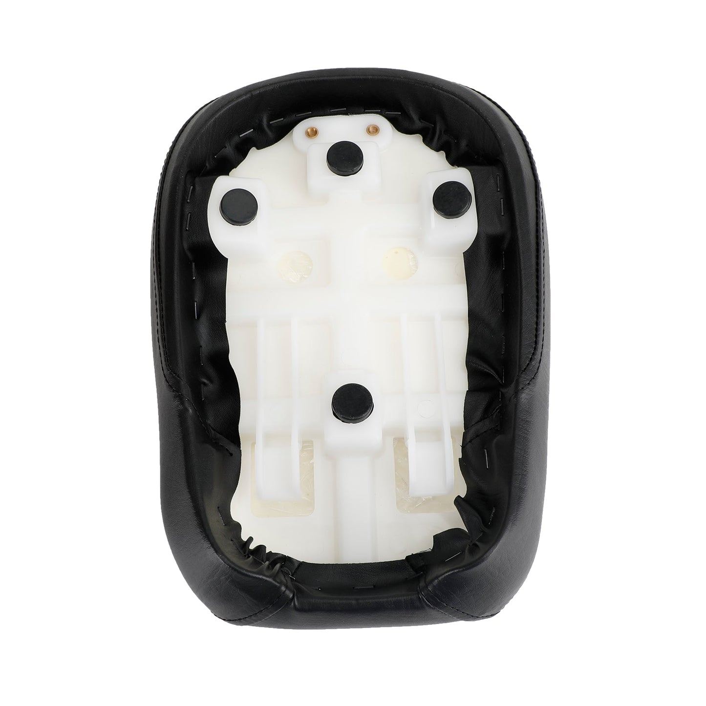 Cojín plano de PU para asiento trasero de pasajero, compatible con Yamaha V-Star XVS650 (1998-2010)