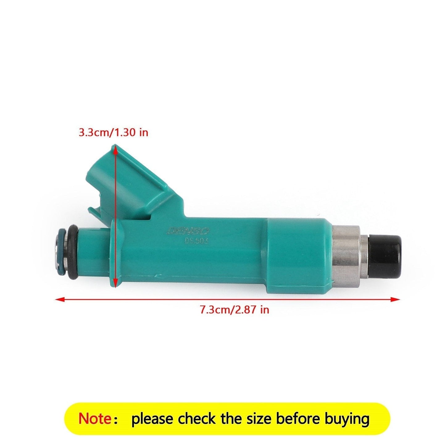 4 inyectores de combustible 23250-28080 compatibles con Toyota Corolla, Camry, Rav4, Solara y Scion de 2,4 l.