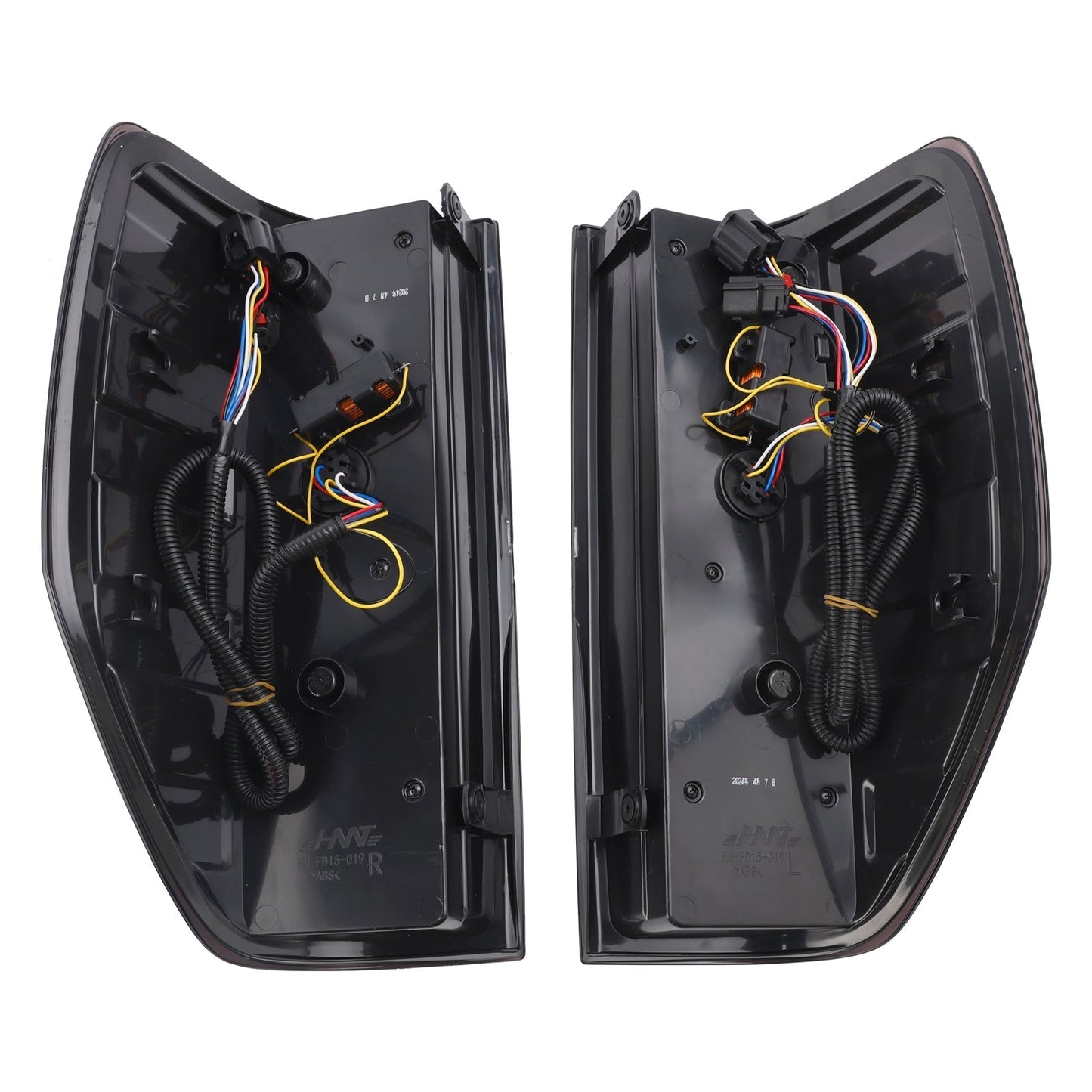 Feu arrière LED noir transparent pour Ford Ranger T6 T7 T8 PX1 PX2 PX3 2011-2021