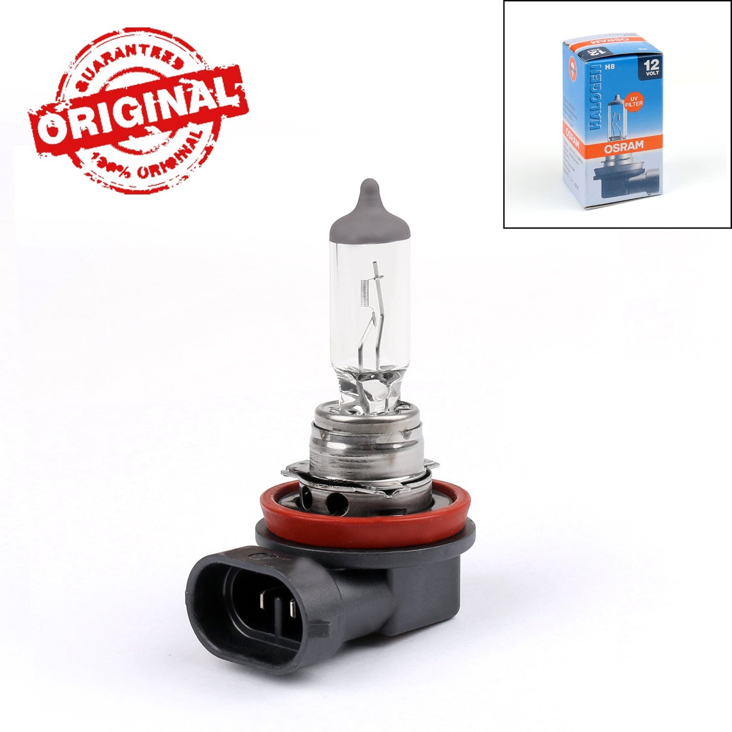 Ampoule de phare halogène d'origine OSRAM H8 12 V 35 W 3 200 K, fabriquée en Allemagne