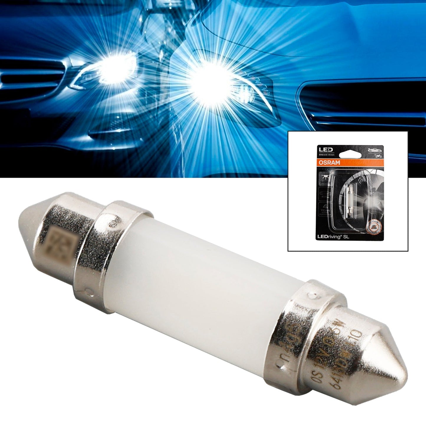 Lampe de voiture OSRAM LEDriving SL C5W41MM 12 V 0,6 W 6 000 K 6413DWP