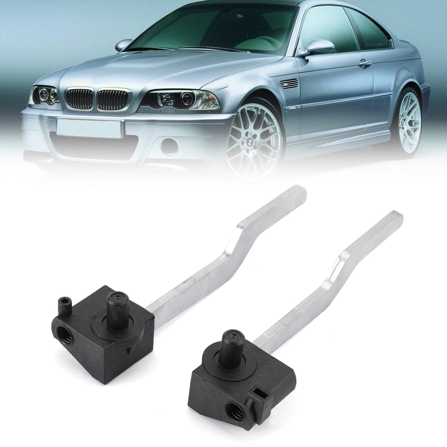 BMW M3 E46 00-2006 Convertible Top Lock Latch Lever Repair Kit RH & LH Pair