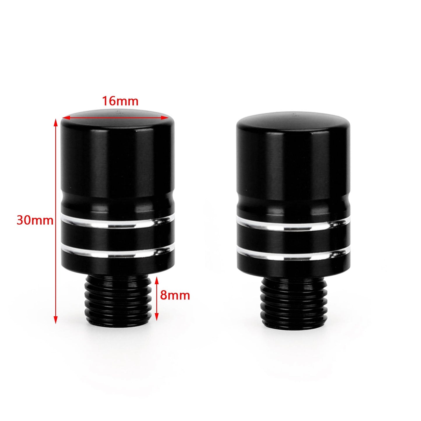 2 boulons obturateurs de rétroviseur M10 pour BMW R1200GS LC Adventure 2013-2021