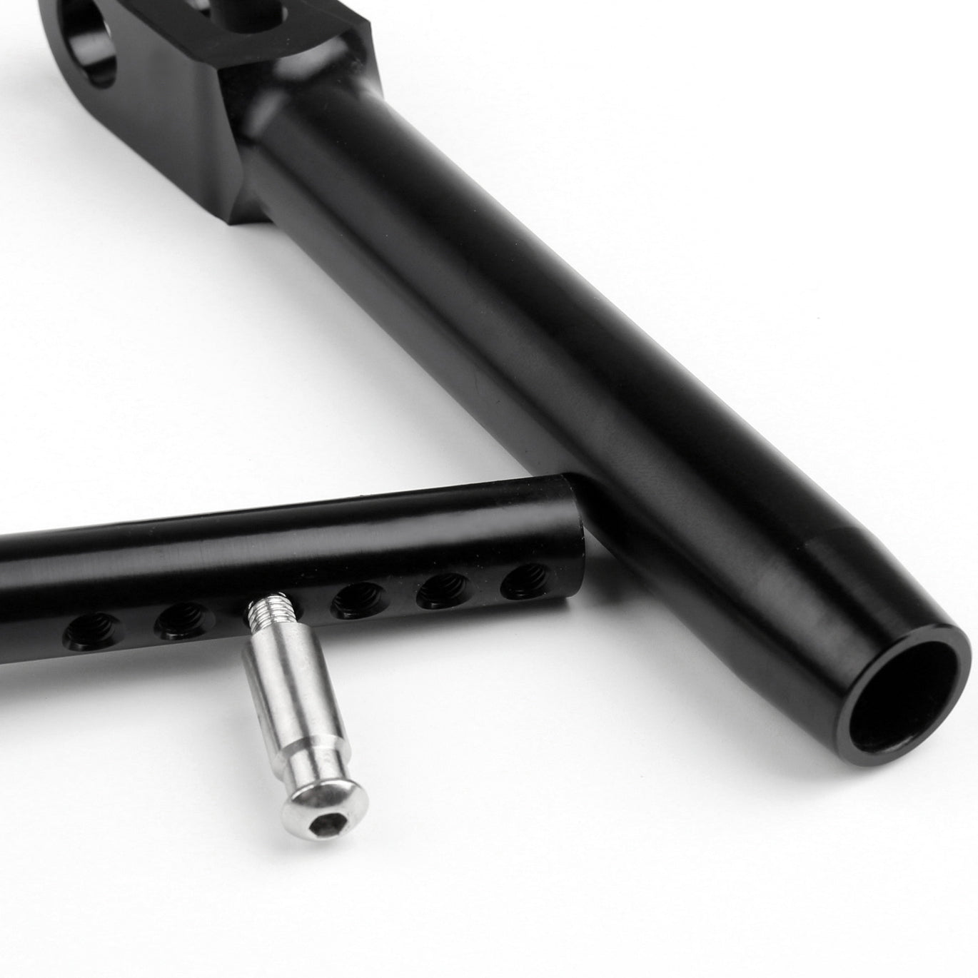 Béquille réglable en aluminium CNC pour Yamaha YZF R25 R3 MT-03 15-16, noire