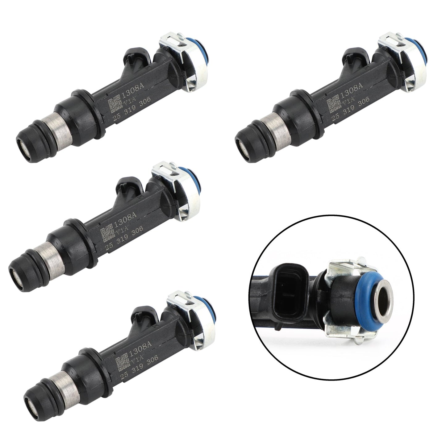 4 inyectores de combustible 25319306 compatibles con Chevy Cavalier Pontiac Sunfire 00-02 2.2L