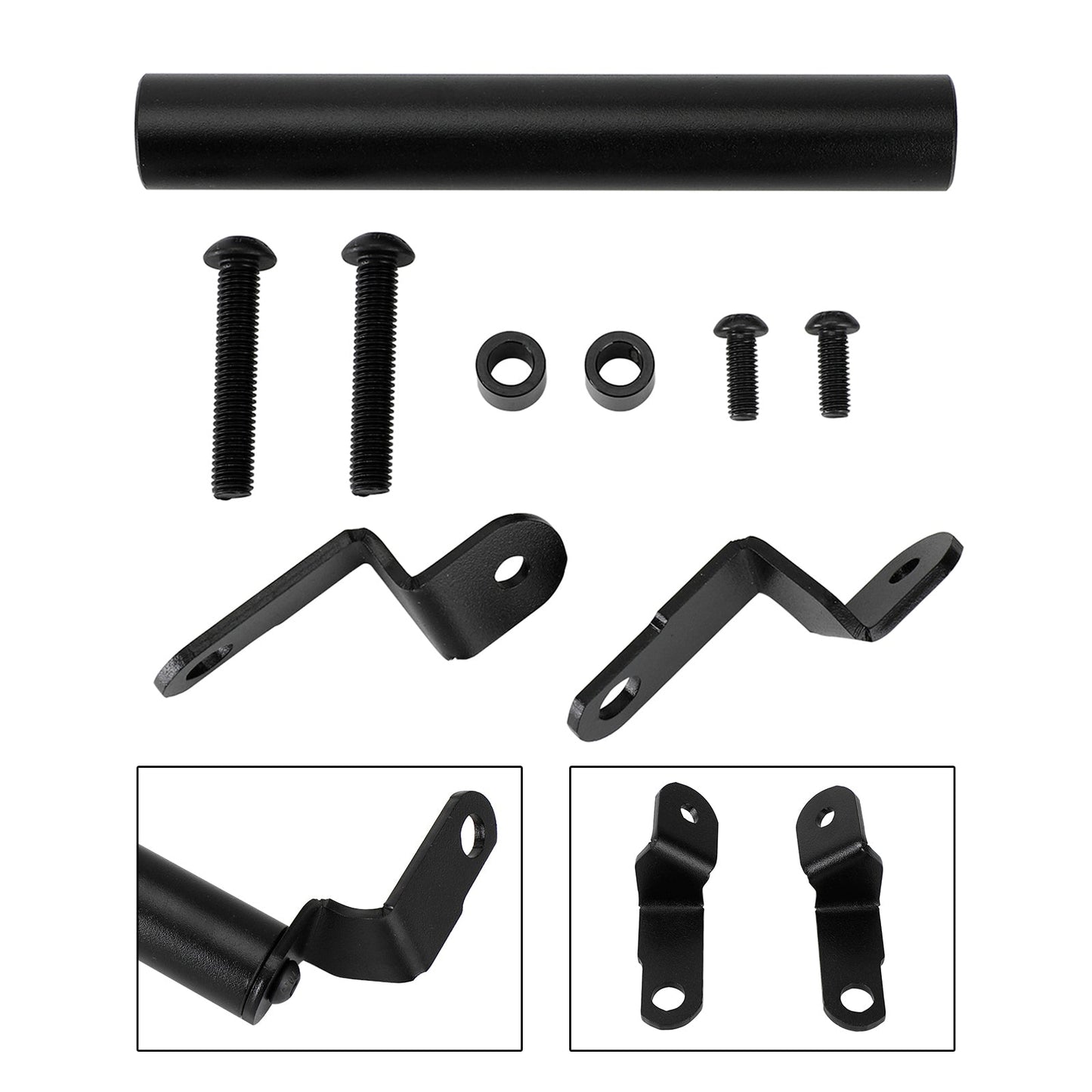 Soporte de extensión para GPS y navegación para teléfono, color negro, para Suzuki GSX-R 125 2018+