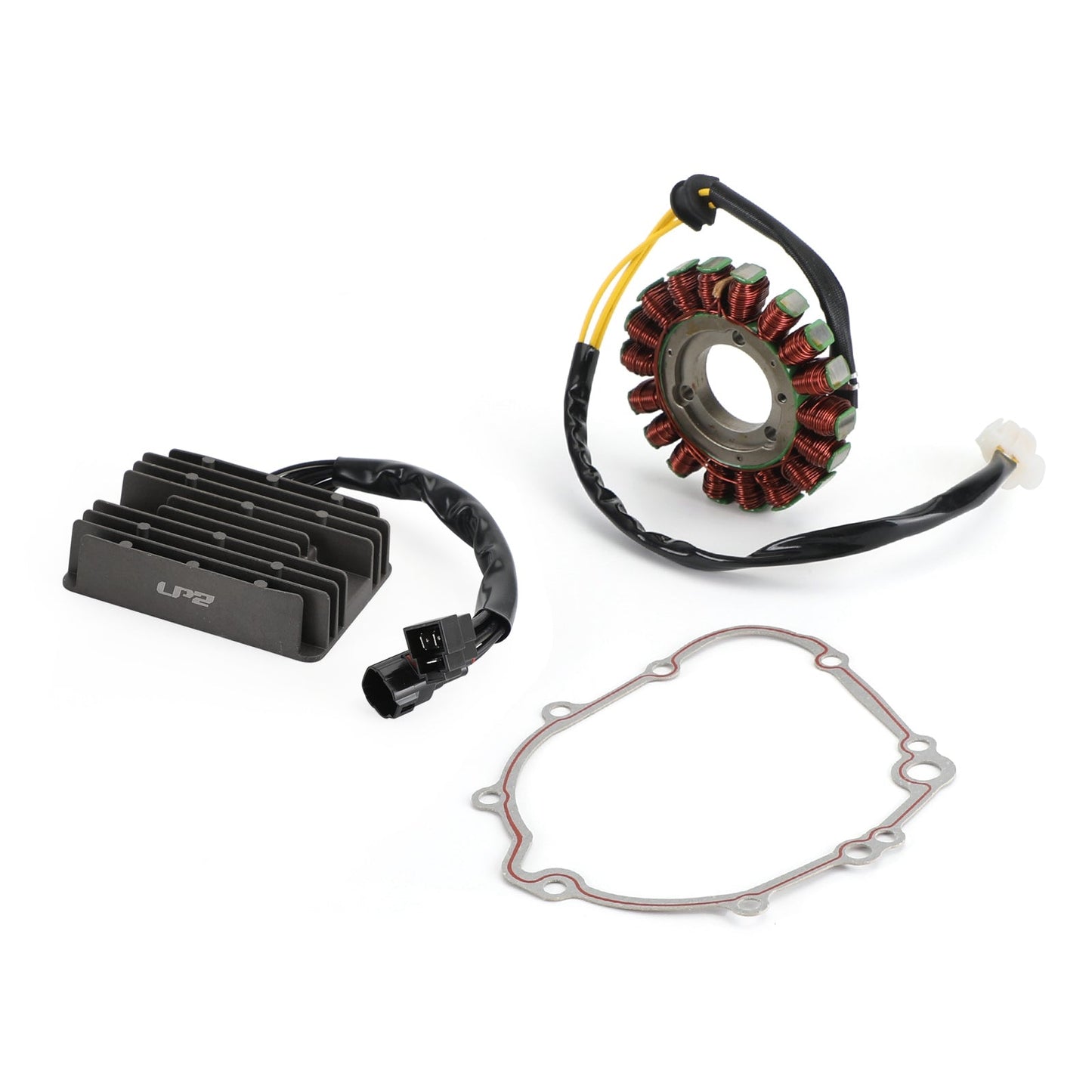 2008-2019 Suzuki GSX-R750 GSXR750 31401-01H10 Magneto Coil Stator Voltage Rectifier Gasket