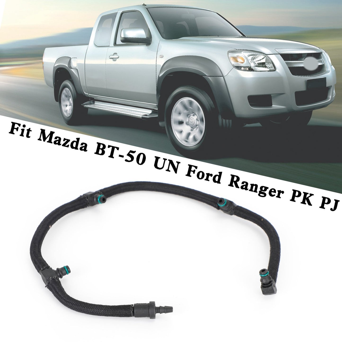 Tuyau de retour d'injecteur de carburant Mazda BT-50 UN 2006-2011 WE011349Y