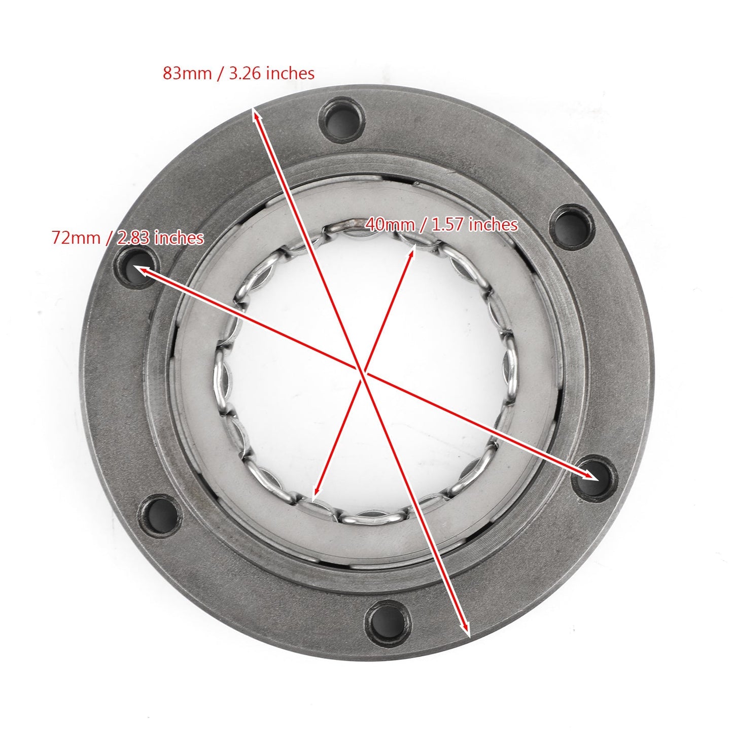 Cojinete unidireccional de embrague de arranque compatible con Yamaha YFZ 450 SE LE 2004-2009