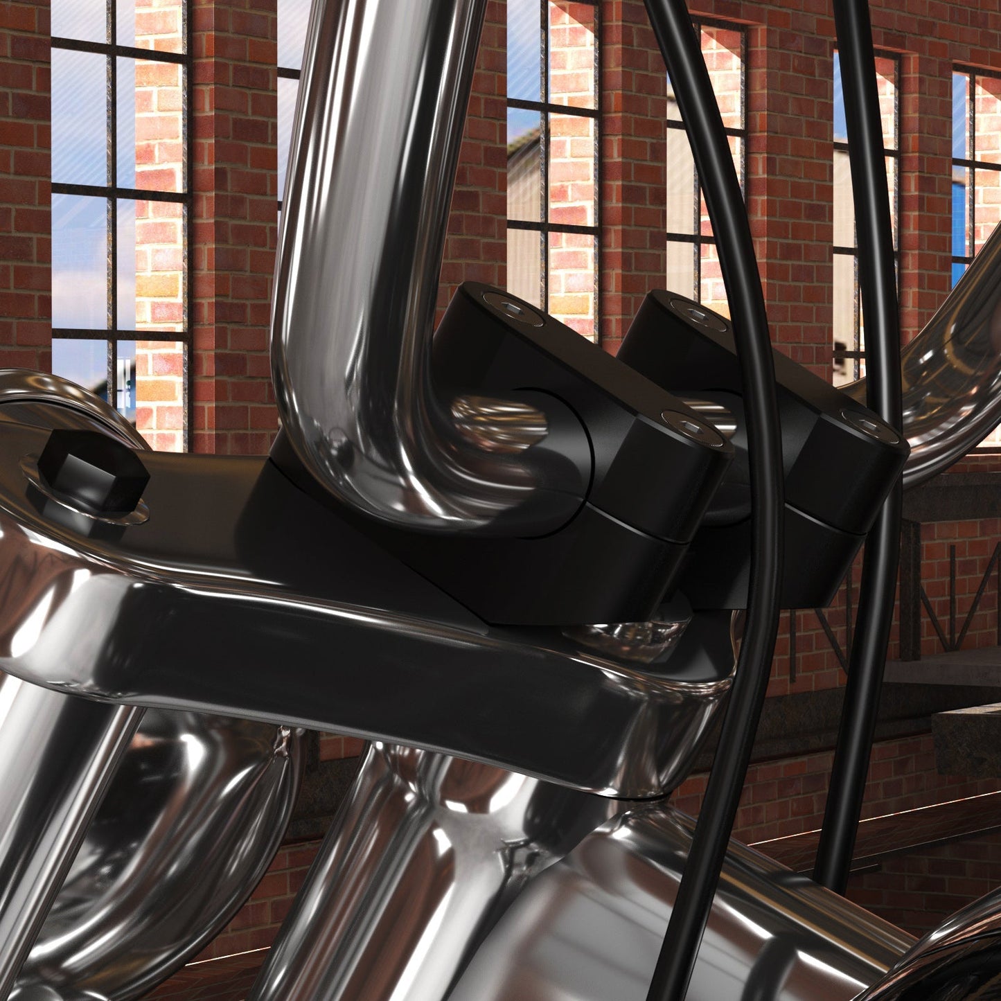 Kit de extensiones de elevadores de manillar de 7/8" y 22 mm para Yamaha R6, R1 y CBR600RR