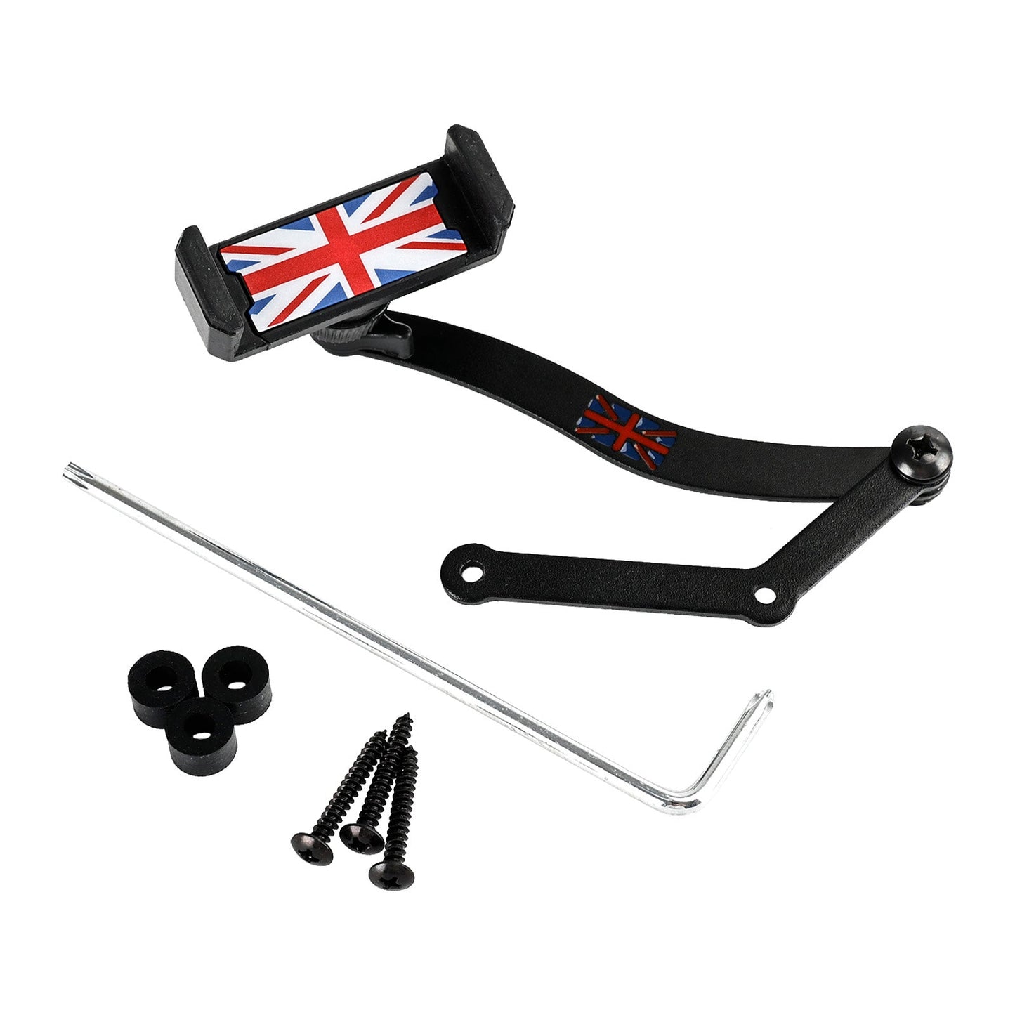 360??Rotation Car Mobile Phone Holder Mount for Mini Cooper R50 R52 R53 Red