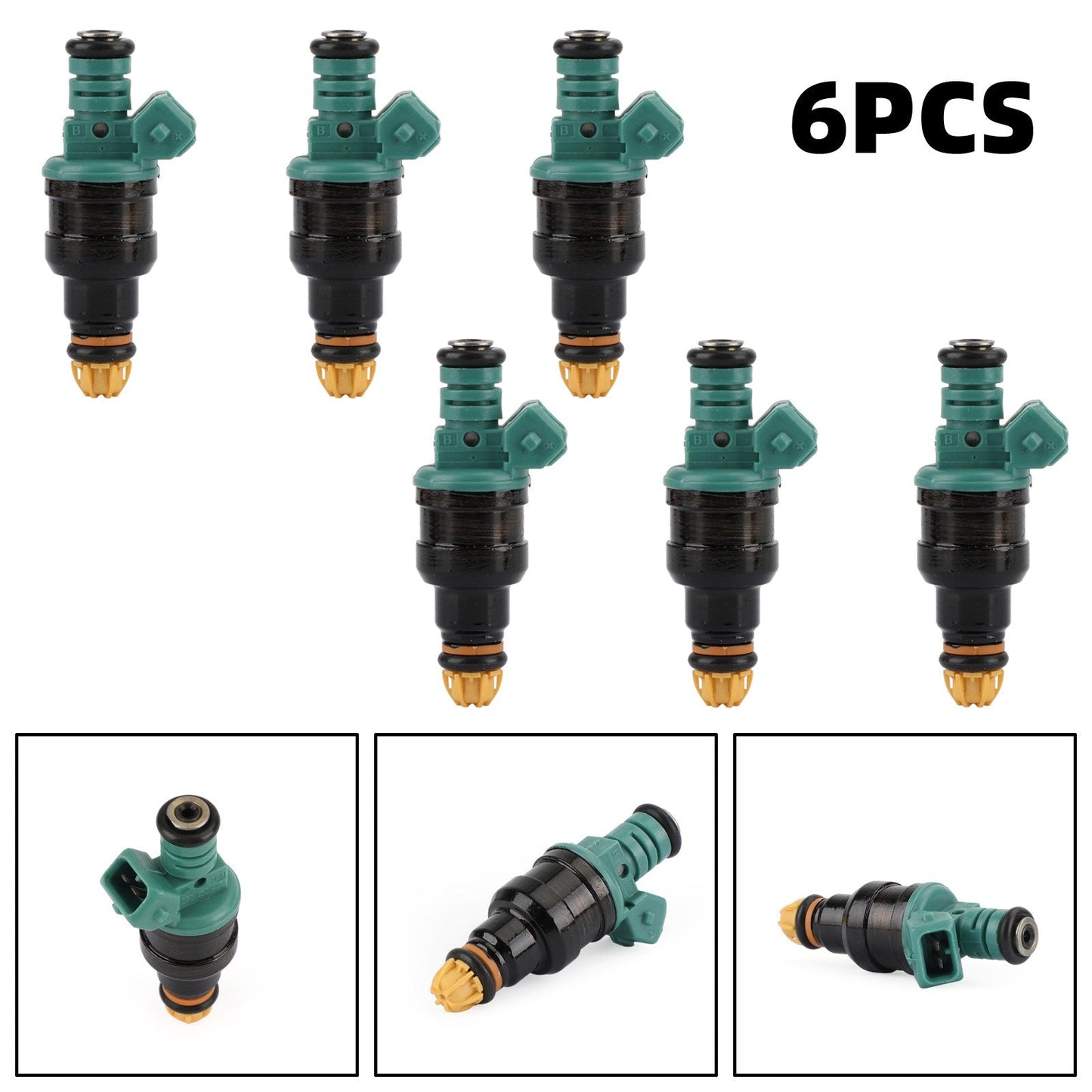 Injecteurs de carburant pour BMW 2.5 3.0 323i 325i 525i M3 0280150415 13641730060