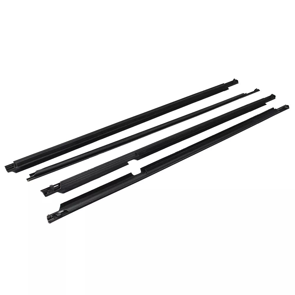 2009-2012 Toyota Corolla 73750-02150 4 piezas de moldura de ventana exterior de coche, burlete, correa de sellado
