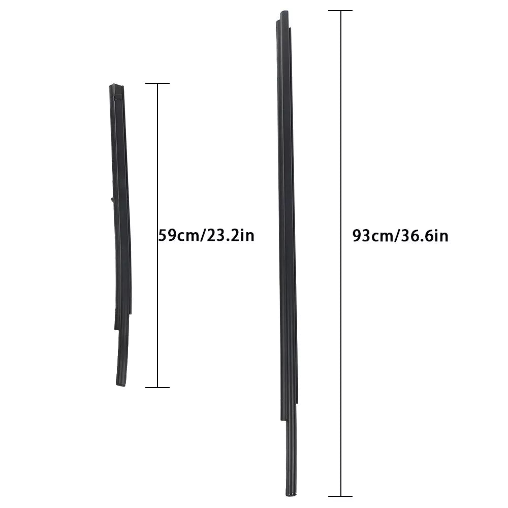 2007-2020 Toyota Tundra Cabina Doble 681600C020 4 Piezas Moldura de Cinturón de Puerta Burlete Sello Embellecedor