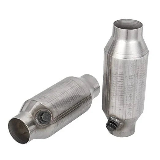 Universal 2X 2.5" 425250 Catalytic Converter High Flow Stainless Steel