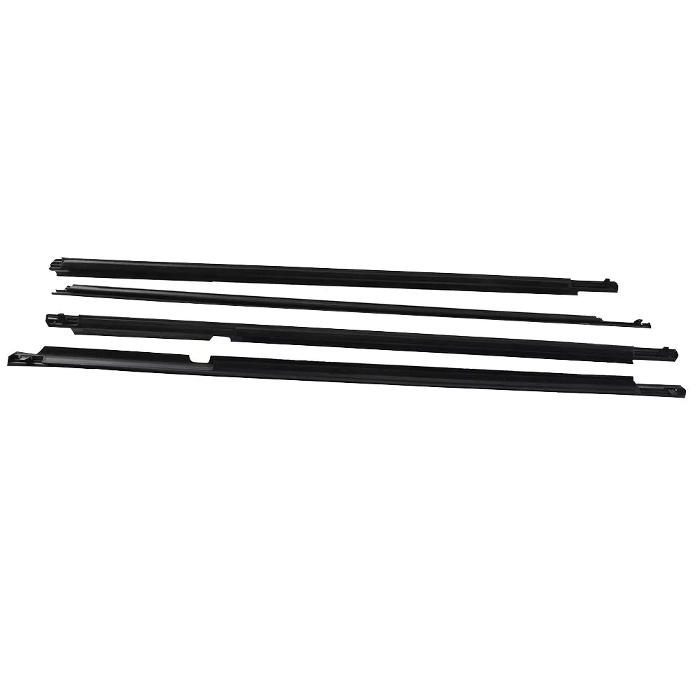 2009-2012 Toyota Corolla 73750-02150 4 piezas de moldura de ventana exterior de coche, burlete, correa de sellado