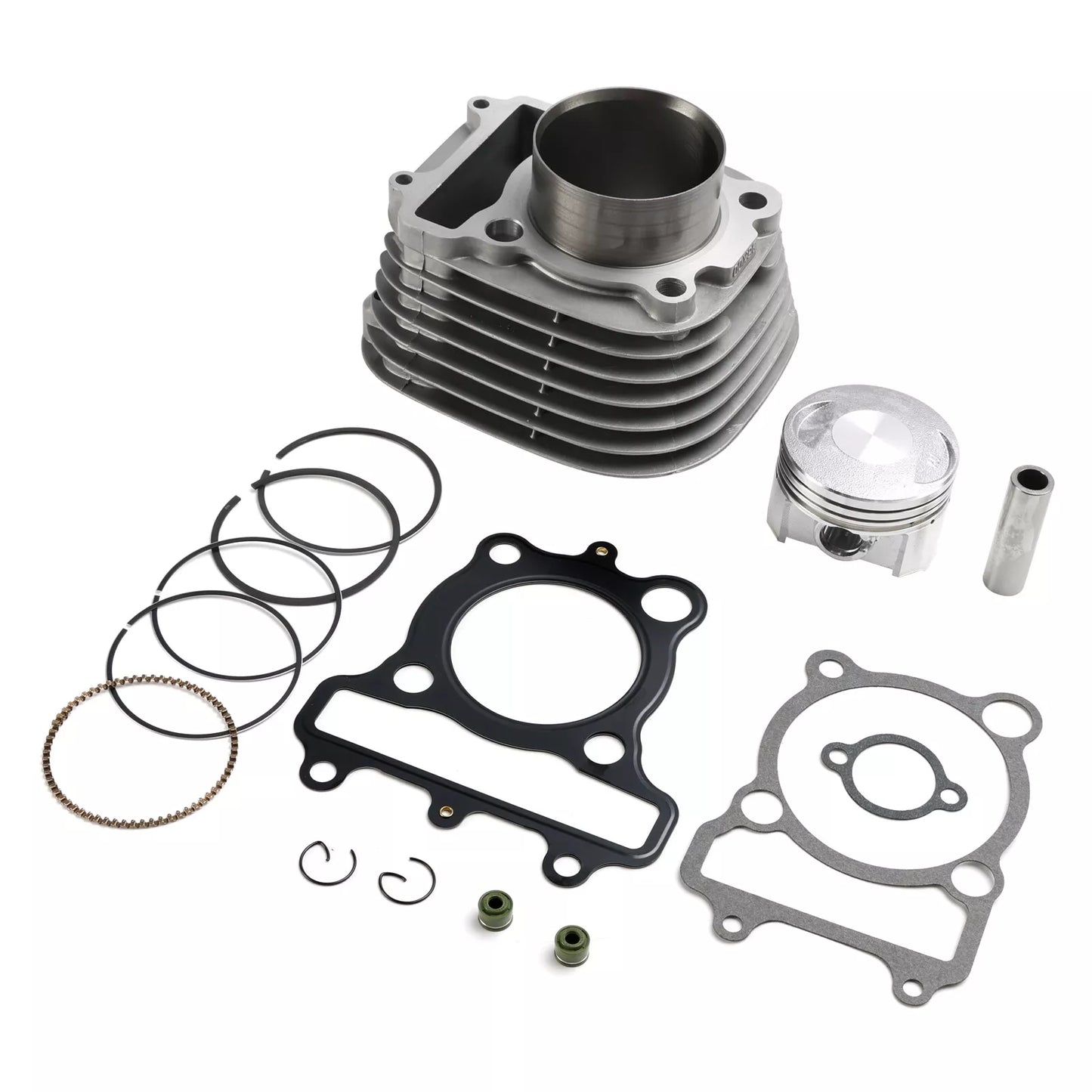 Kit de juntas de pistón y tapa de cilindro para Yamaha YFM200 Moto 4 (67 mm, 196 cc, 1985-1989)