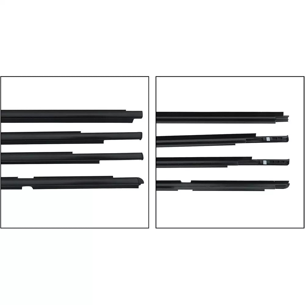 2005-2010 Toyota Vitz KSP90 NCP91 NCP95 SCP90 4 piezas de moldura para burlete de vidrio de puerta exterior 68160-52110 68210-52110
