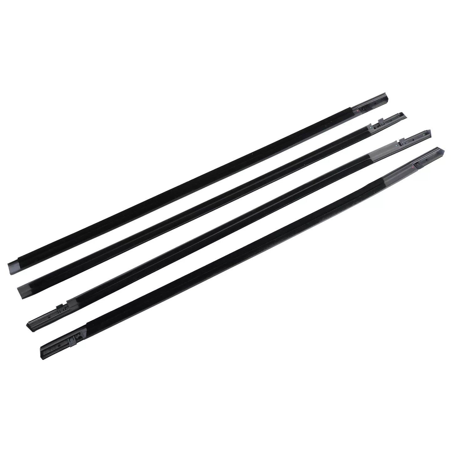 Burletes y juntas para molduras de ventanas Honda Civic Sedán (2016-2021), 4 unidades, 72410-TBA-A01 y 72450-TBA-A01