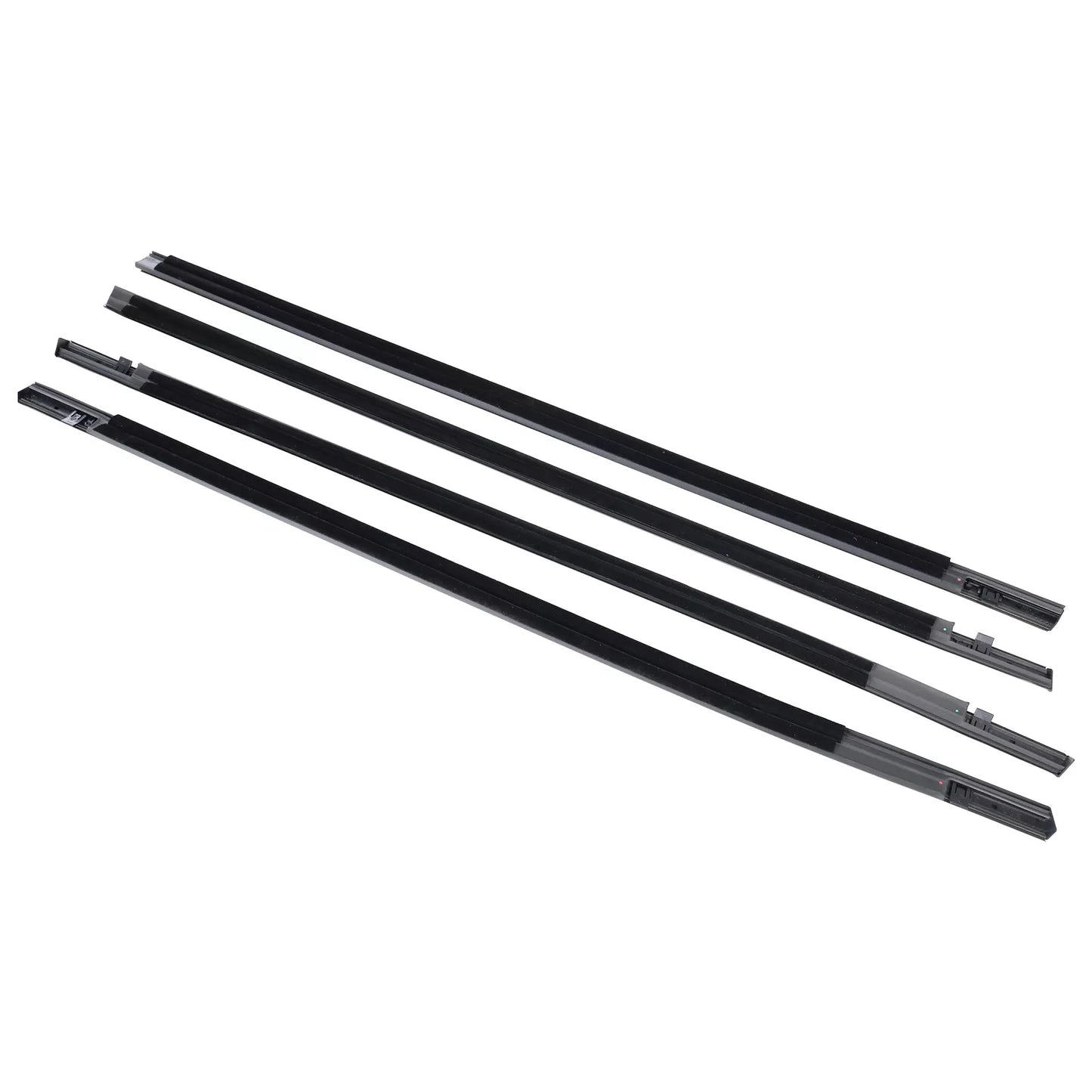 Burletes y juntas para molduras de ventanas Honda Civic Sedán (2016-2021), 4 unidades, 72410-TBA-A01 y 72450-TBA-A01