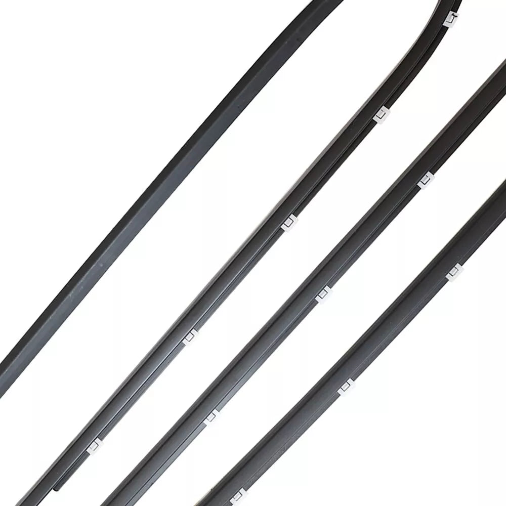 Burlete de puerta exterior para Hyundai i30 (2008-2011), 4 unidades, 822202L000 y 822102L000