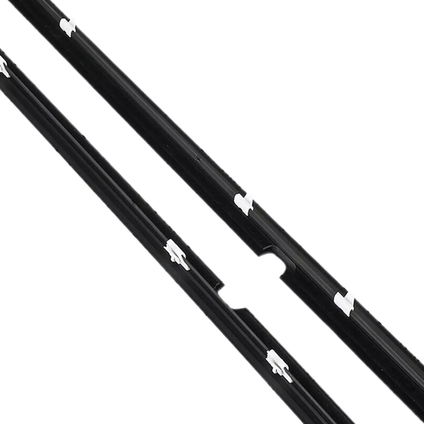 1990-2005 Mazda Miata Left+Right Door Glass Window Weatherstrip Trim Seals Set NA01-58-810F NA01-59-810F