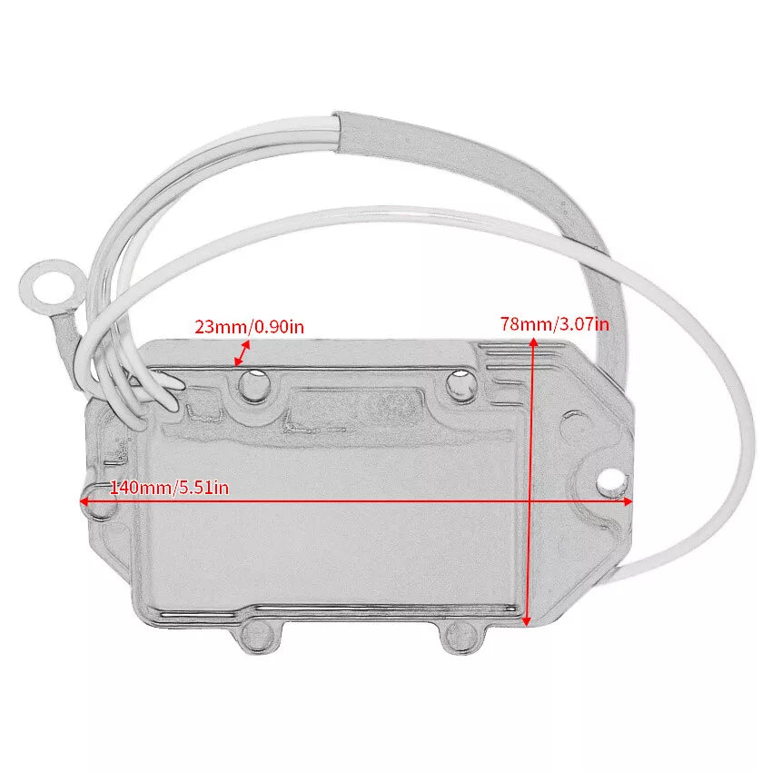 Régulateur de tension redresseur Johnson Evinrude 150 HP, 115 HP, 80 HP, 185 HP, 100 HP, 395204 584423