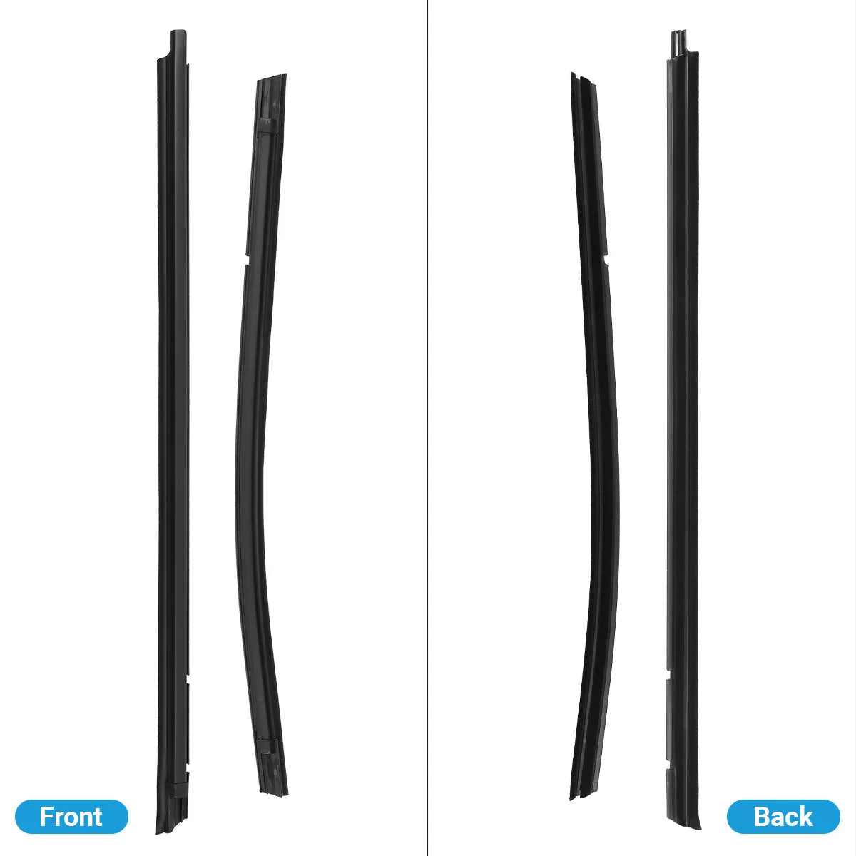 2005-2015 Tacoma Cabina Doble 68161-04050 Sellador de Burletes para Ventana Exterior de Automóvil Moldura de Cinturón