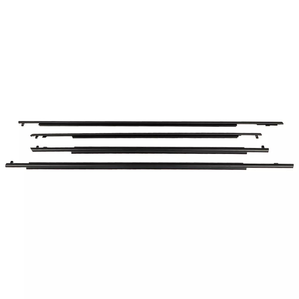 2010-2014 2015 Toyota Prius 4PCS Outside Window Weatherstrip Seal Belt Moulding Trim 75720-47021