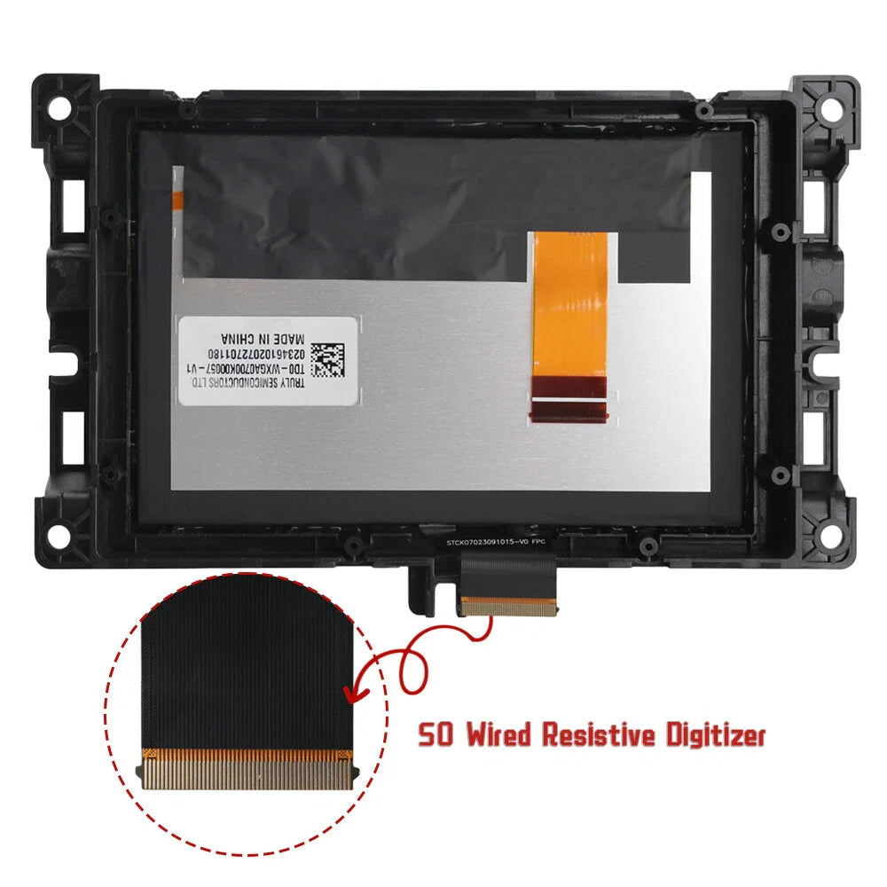 2017-2020 Jeep Compass 7" TDO-WXGA0700K00033-V2 LCD Display Touch Screen Radio Navigation ACT3S5370FPC-A1-E