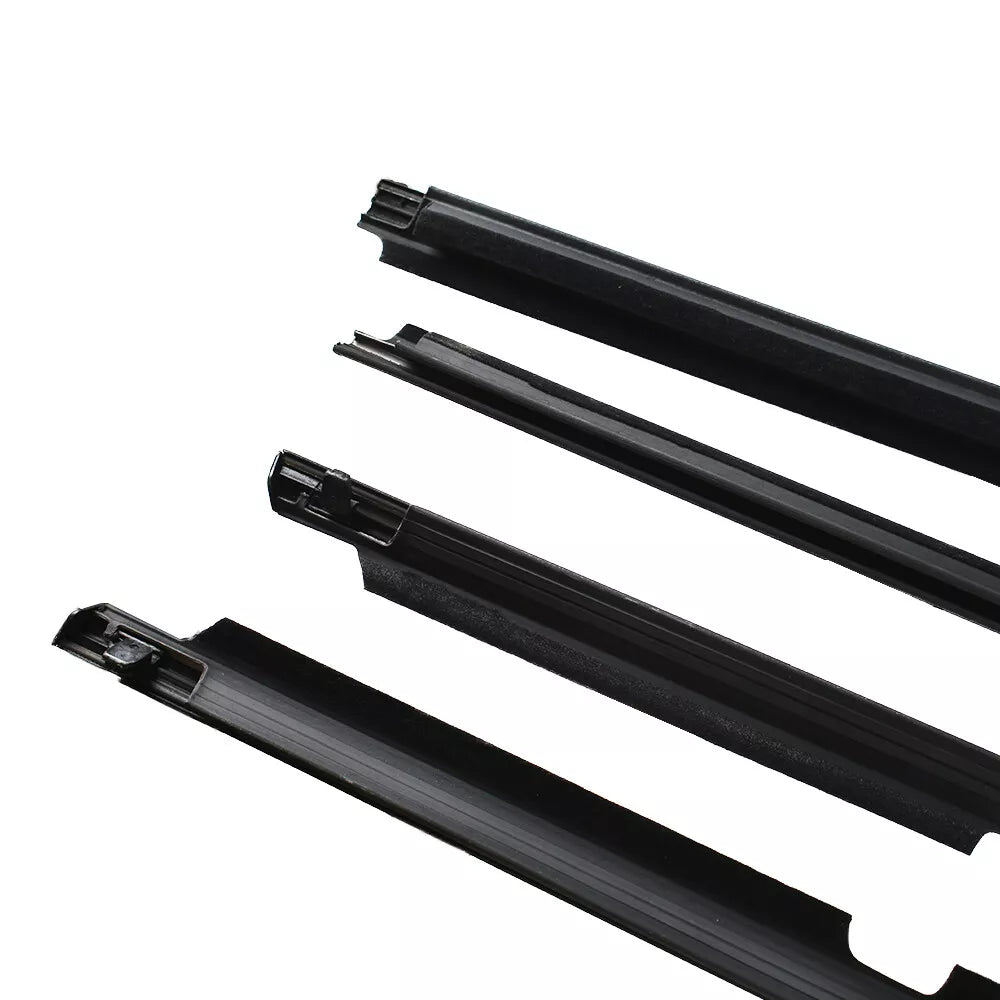 2009-2012 Toyota Corolla 73750-02150 4 piezas de moldura de ventana exterior de coche, burlete, correa de sellado
