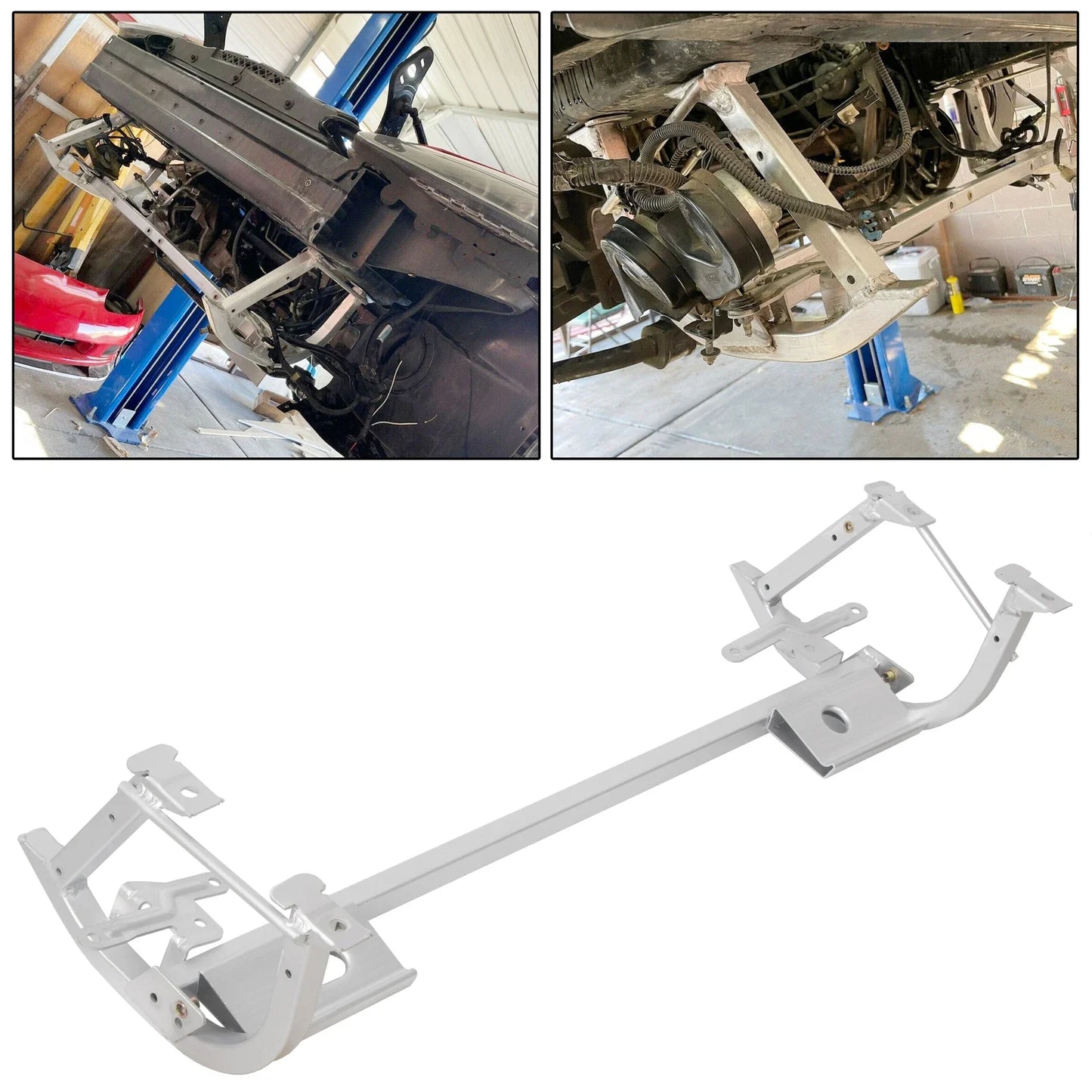 Placa de protección para el soporte del núcleo del radiador inferior del Corvette C6 2005-2013 n.° 20939829