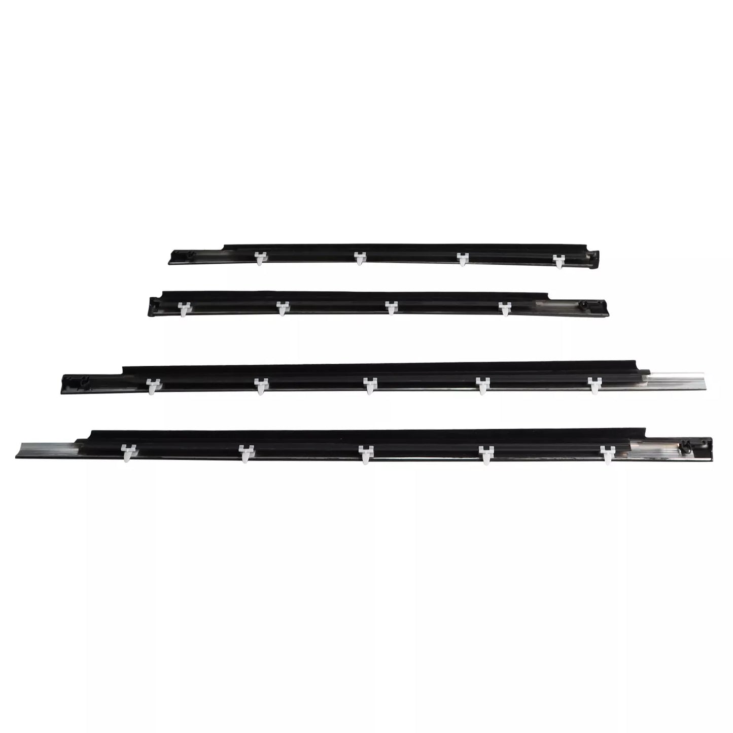 2001-2007 Toyota SEQUOIA 4 piezas 757300C010 757400C010 Moldura de correa de puerta Burlete de sellado