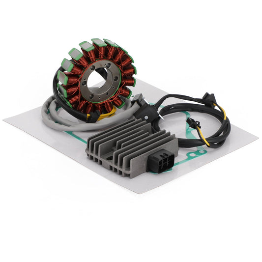 Magneto Coil Stator + Voltage Regulator + Gasket Assy For For Kawasaki Ninja 250R 2008 2009 2010 Assosary