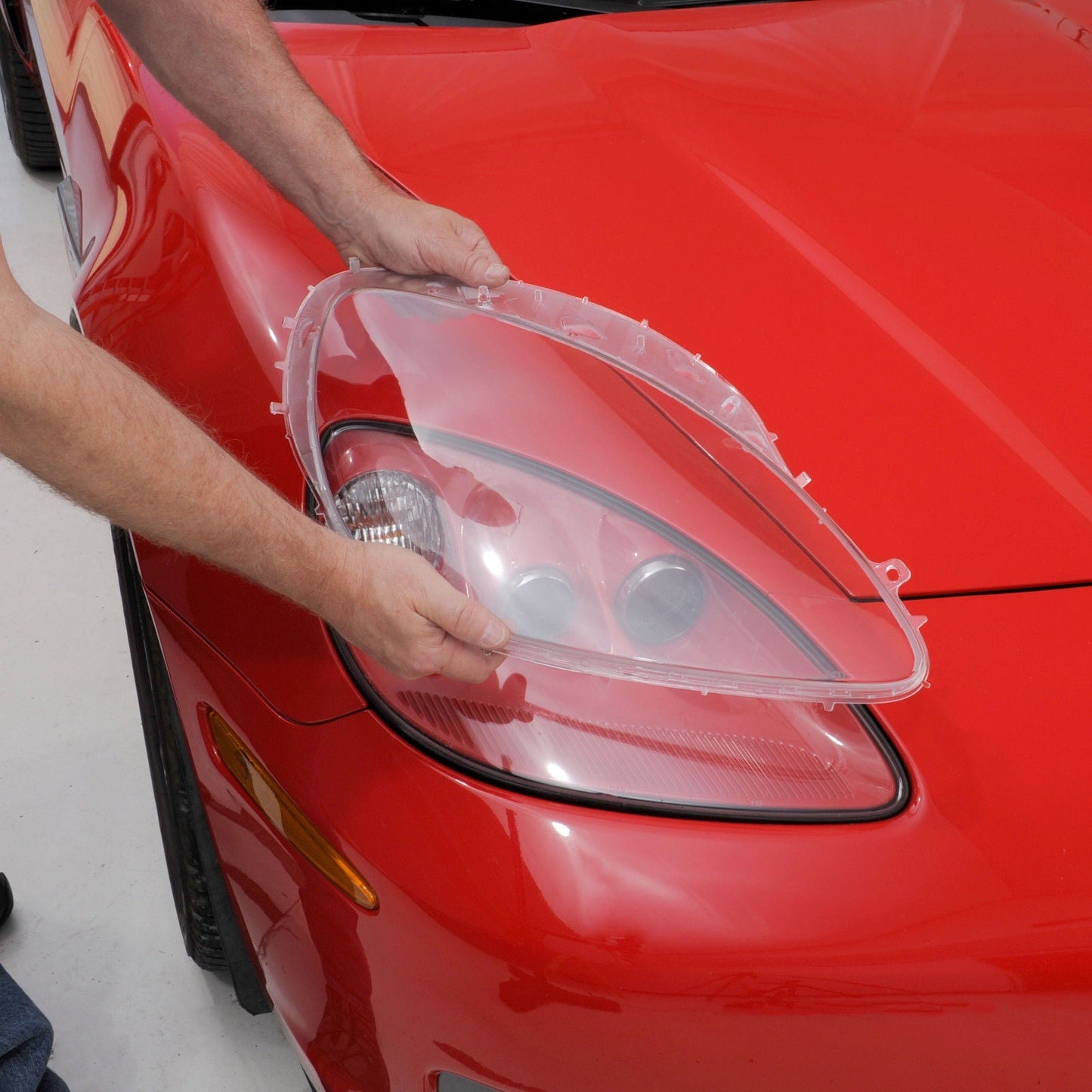 Lentille de phare gauche et droite avec joints de finition pour Corvette C6 2005-2013