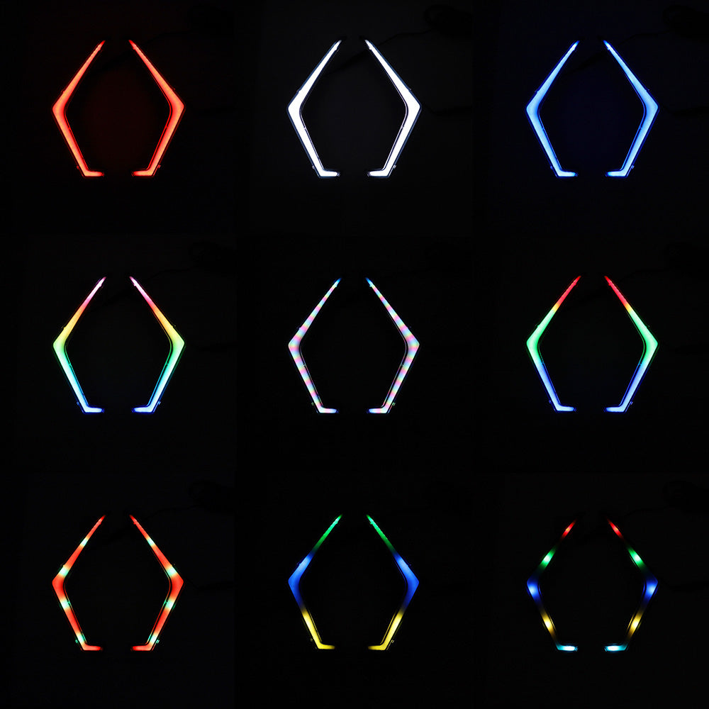 Luces LED RGB para parrilla y direccionales para Polaris RZR XP 1000/XP Turbo/XP Turbo S (2019-2023)