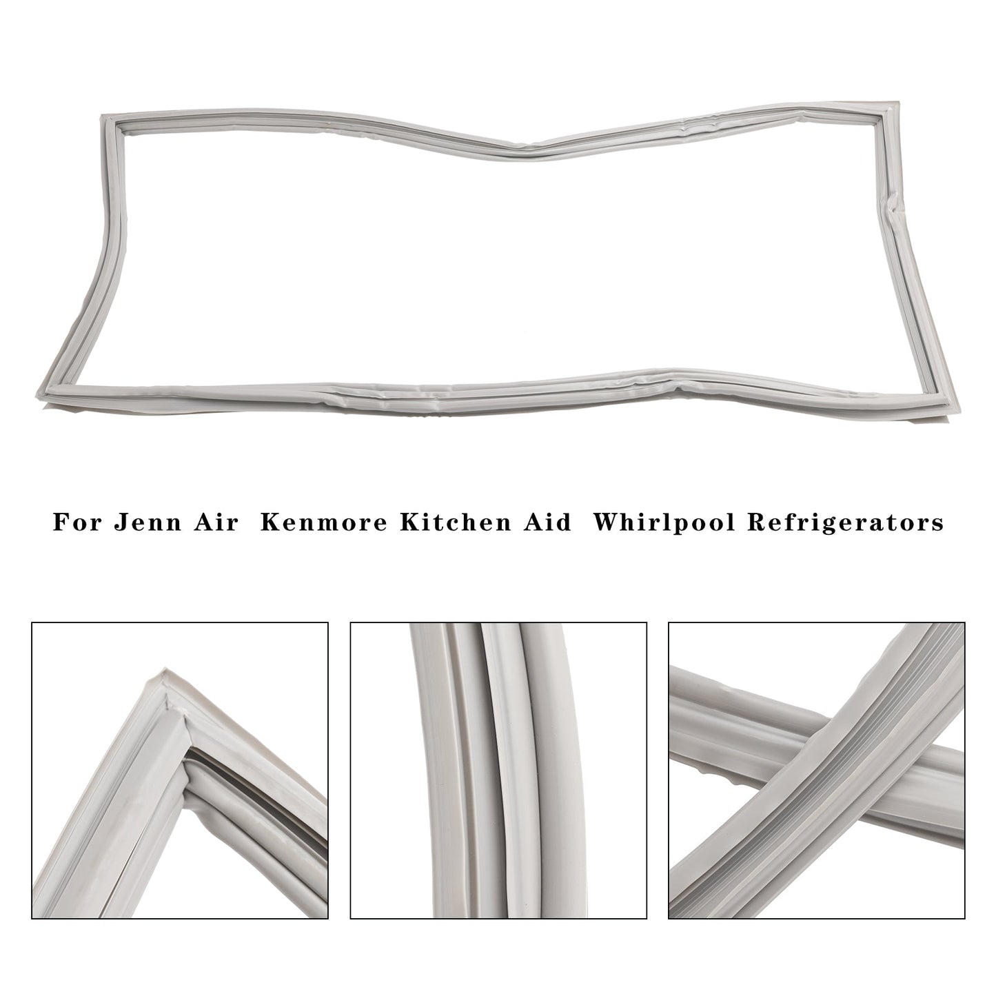 Joint de porte de réfrigérateur W10830046 pour réfrigérateurs Jenn Air, Kenmore, Kitchen Aid et Whirlpool