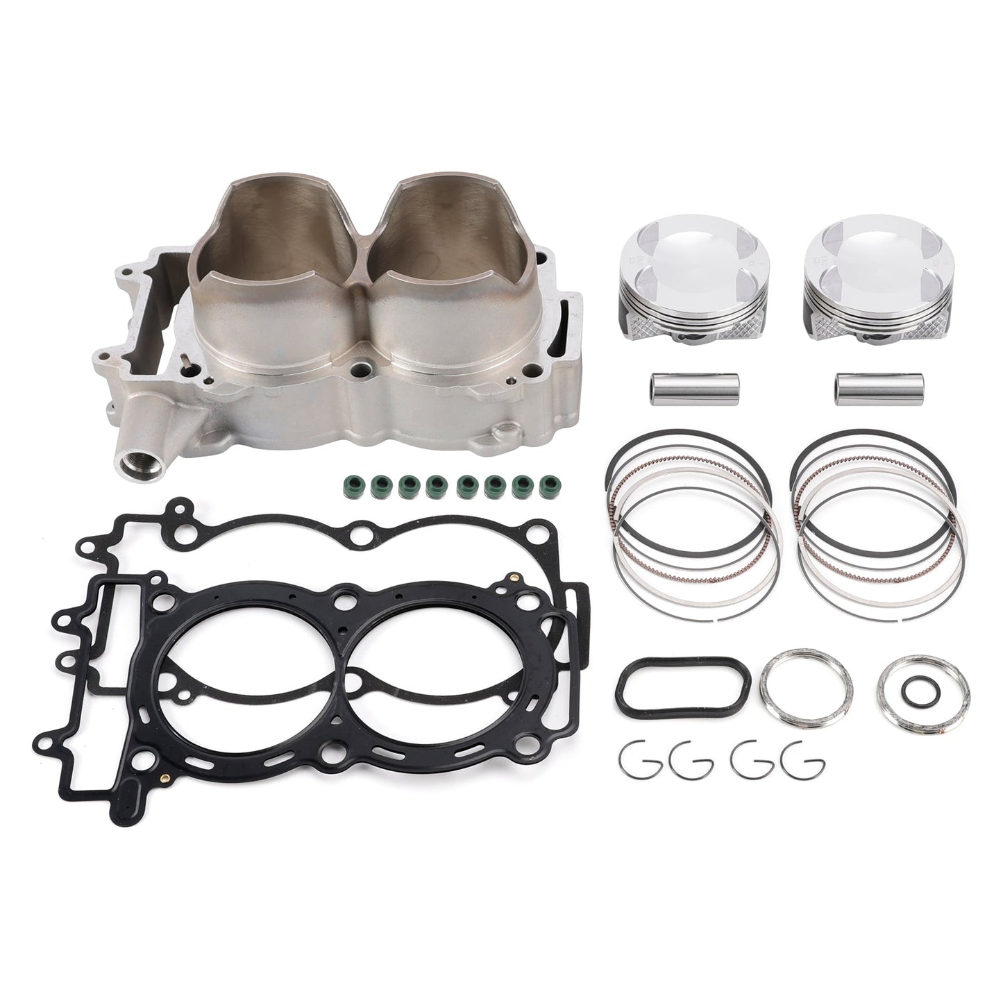 Kit de reconstrucción de extremo superior, pistones y juntas para Polaris RZR 900/X/XP 11-14