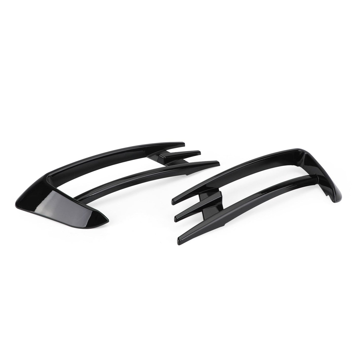 Lot de 2 caches de phares antibrouillard avant noirs pour VW Golf 7 MK7 2014-2017