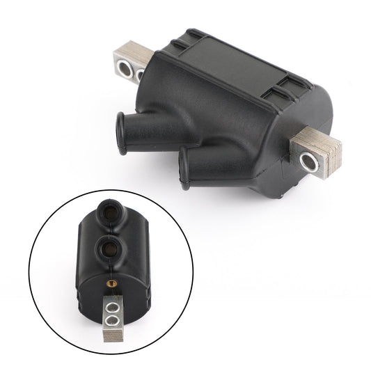Bobinas de encendido OEM de 3,0 ohmios con salida doble en ángulo para Honda CB 350F, 400F y 450 DC1-1