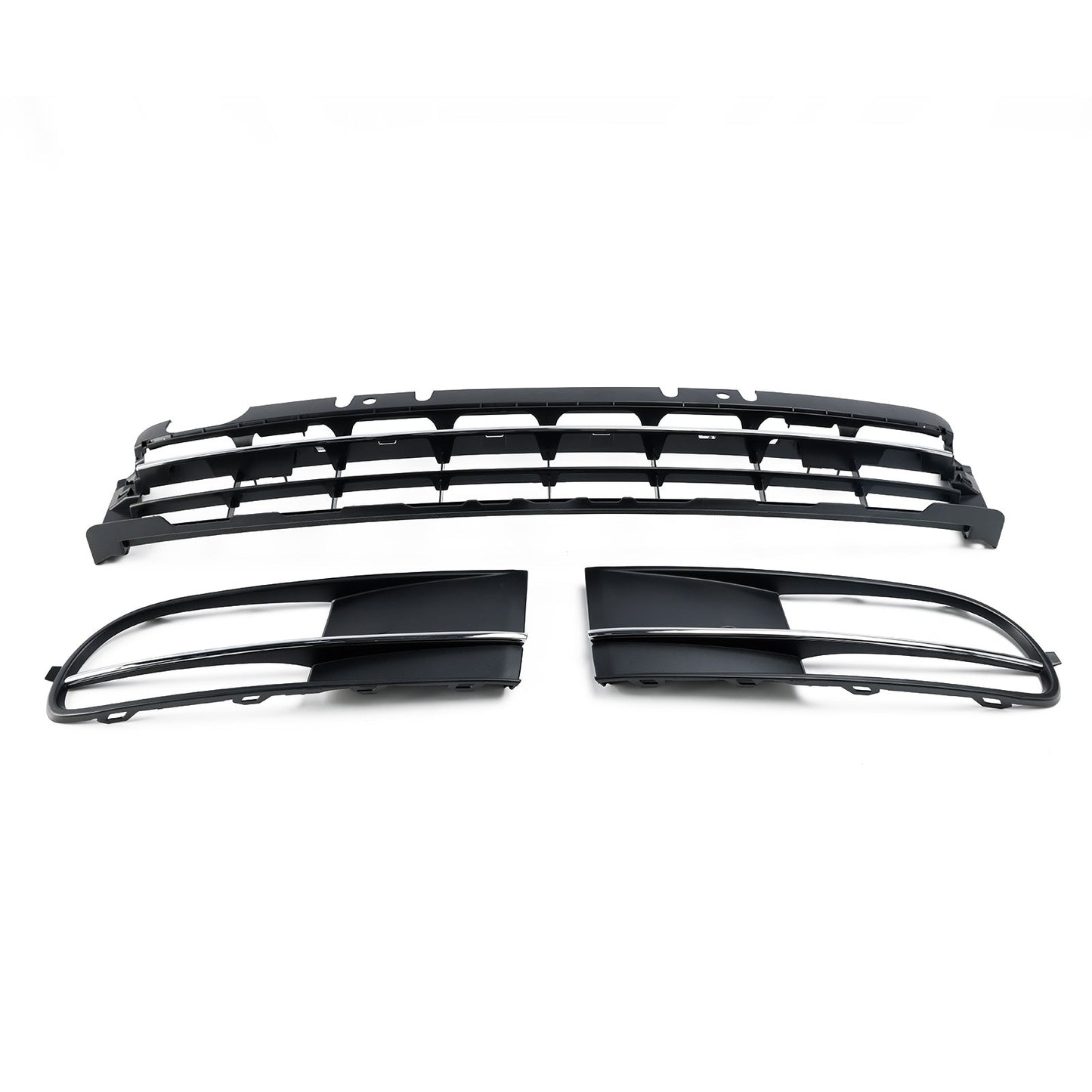 2012-2016 Volkswagen Beetle 5C Front Bumper Lower Grille + Fog Light Grill Generic