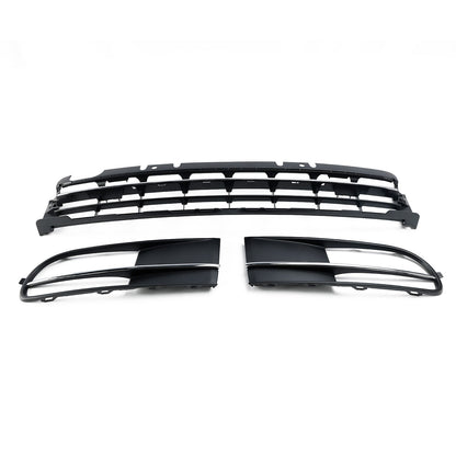2012-2016 Volkswagen Beetle 5C Front Bumper Lower Grille + Fog Light Grill Generic