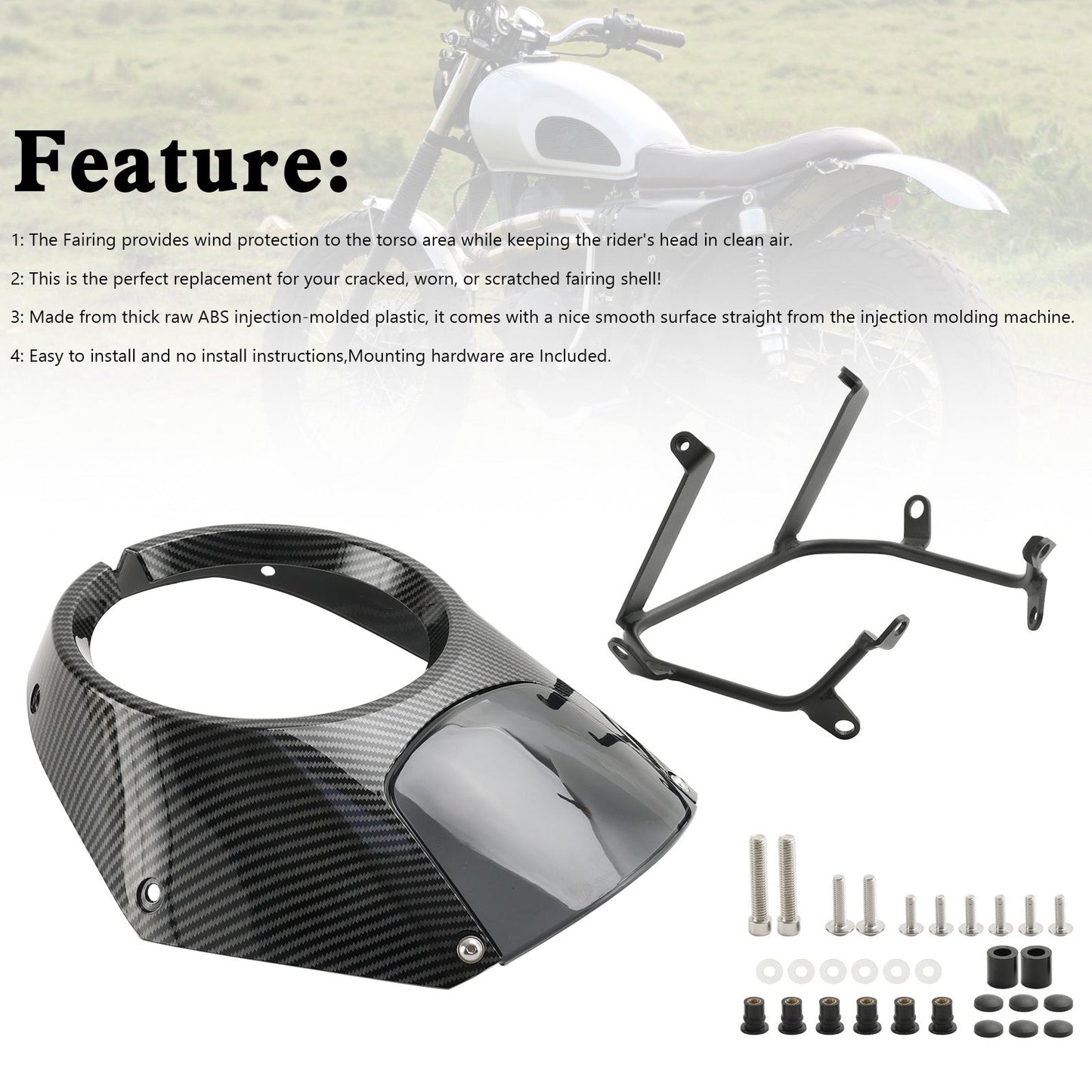 Headlight Windshield Fairing Windscreen For For Honda CL300 2023