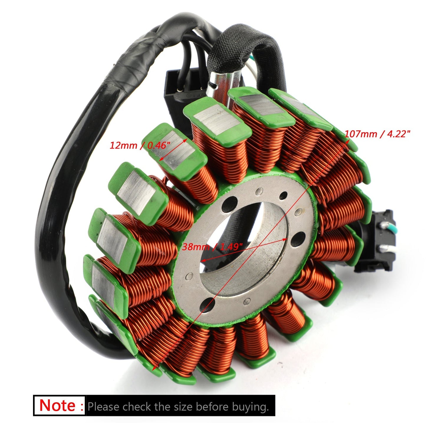 Generator Stator Coil 18 Poles For For Kawasaki EX300 EX250 Ninja 13-17 ER250 ER300 Fedex